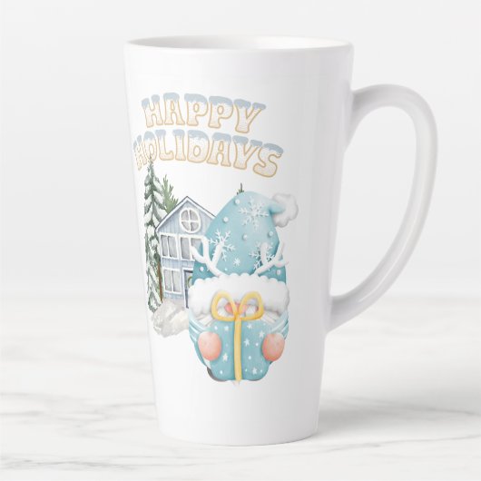 mug de latte de style Noël (Droite)