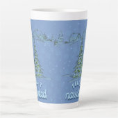 mug de latte de style Noël (Devant)