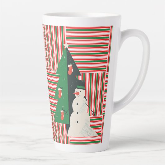 mug de latte de style Noël (Droite)