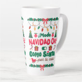 mug de latte de style Noël (Angle droit)