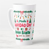mug de latte de style Noël (Angle gauche)