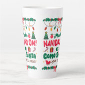 mug de latte de style Noël (Devant)