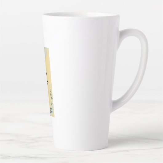 Mug de latte Desi Chai drôle (Droite)