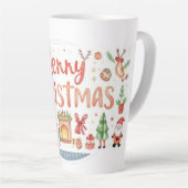 Mug de Latte Joyeux Noël (Angle droit)