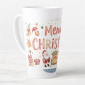 Mug de Latte Joyeux Noël (Angle gauche)