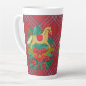 mug de latte style Noël (Angle gauche)