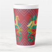 mug de latte style Noël (Devant)