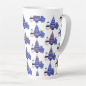 mug de latte style Noël (Angle droit)