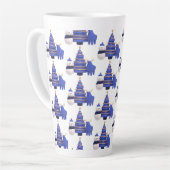 mug de latte style Noël (Angle gauche)