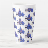mug de latte style Noël (Devant)