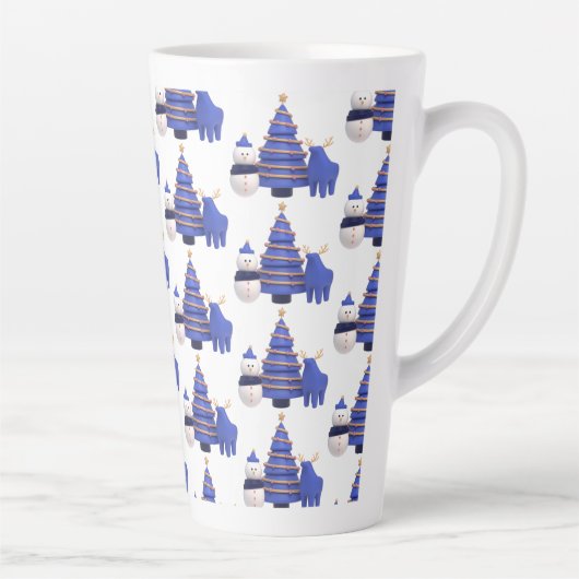 mug de latte style Noël (Droite)