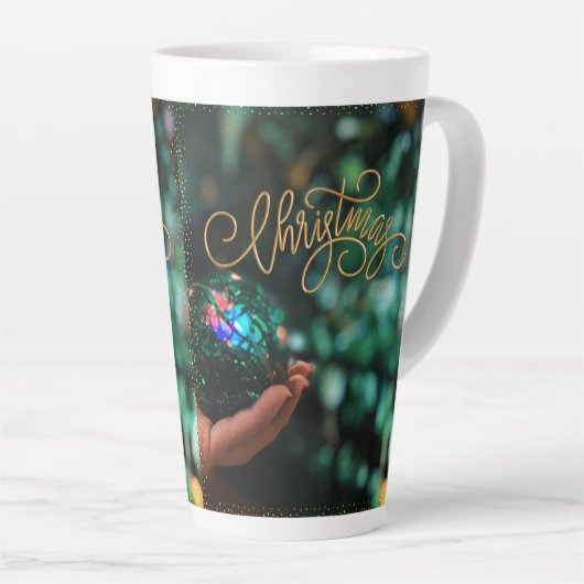 mug de latte style Noël (Angle droit)