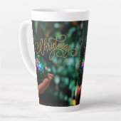 mug de latte style Noël (Angle gauche)