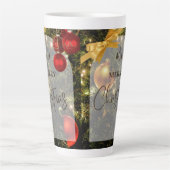 mug de latte style Noël (Devant)