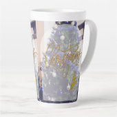 mug de latte style Noël  (Angle droit)