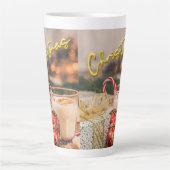 mug de latte style Noël (Devant)