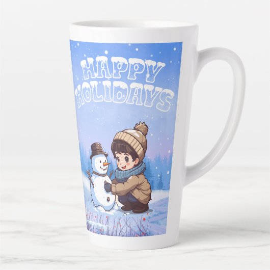 mug de latte style Noël  (Droite)