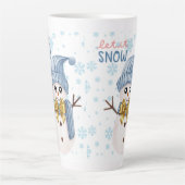 mug de latte style Noël (Devant)