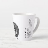 Mug de lattes de panier (Angle droit)