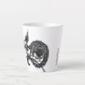 Mug de lattes de panier (Devant)