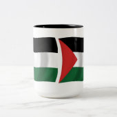 Mug de l'Autorité palestinienne Drapeau (Centre)
