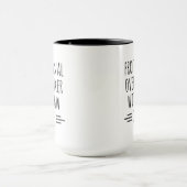 Mug de l'avocat, Cadeau de l'avocat, Mug de l'écol (Centre)