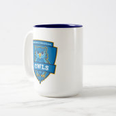 Mug de l'école FVMS (Marine) (Devant gauche)