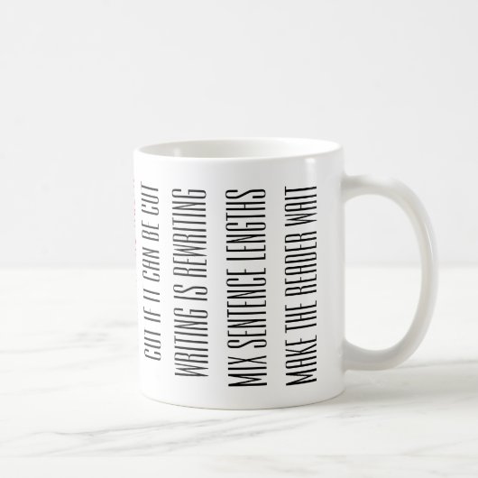 Mug de l'écrivain (Droite)
