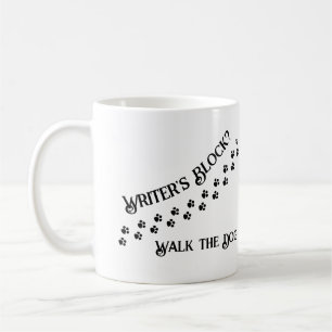 Mug de l'écrivain de bloc