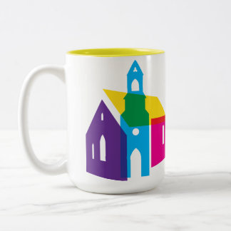 Mug de l'église arc-en-ciel
