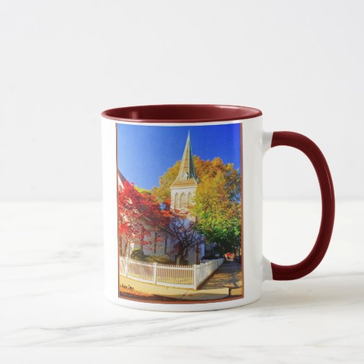 Mug de l'église d'automne (Droite)