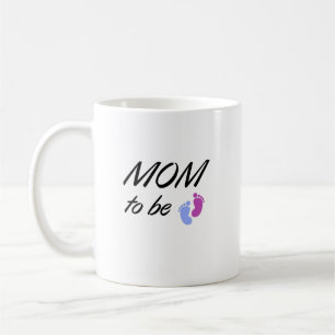 Mug de l'empreinte sur la maman au futur