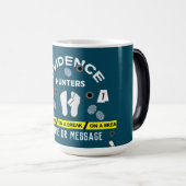 Mug de l'enquêteur criminalistique (Devant droit)