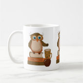 Mug de l'enseignant de hibou | Enseigner l'inspira (Gauche)