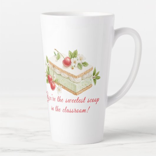 Mug de l'enseignant de la Scoop la plus douce - Re (Droite)