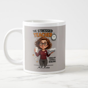 Mug de l'enseignant stressé drôle