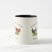 Mug de l'entreprise familiale de poulets rustiques (Centre)