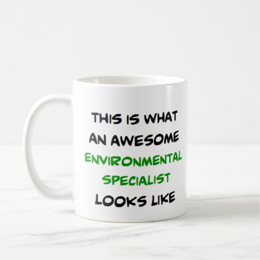 Mug de l'environnement spécialiste, génial (Gauche)