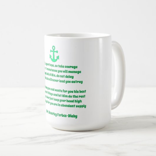 Mug de l'espoir classique (Devant droit)