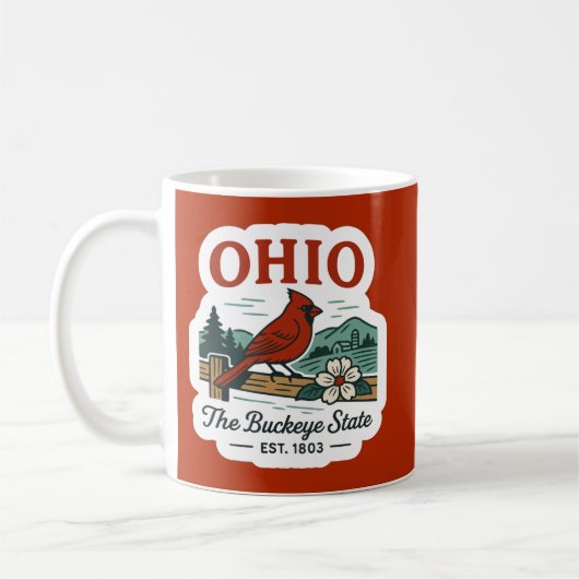Mug de l'État de Ohio Buckeye (Gauche)