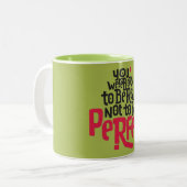 Mug de lettrage vectoriel motivationnel (Devant gauche)