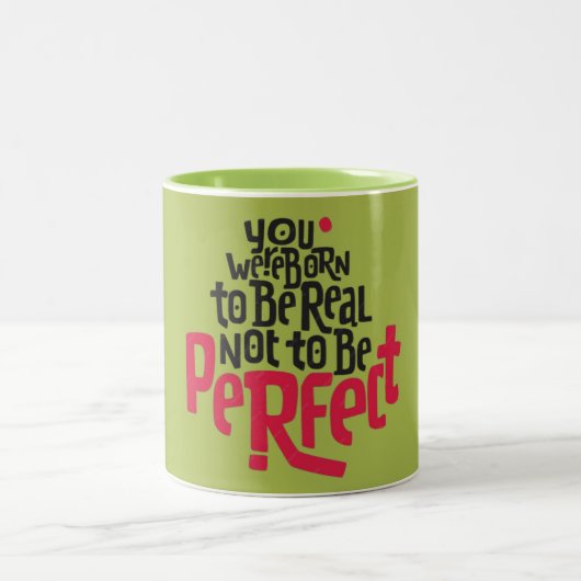Mug de lettrage vectoriel motivationnel (Centre)