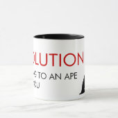 Mug de l'évolution drôle (Centre)