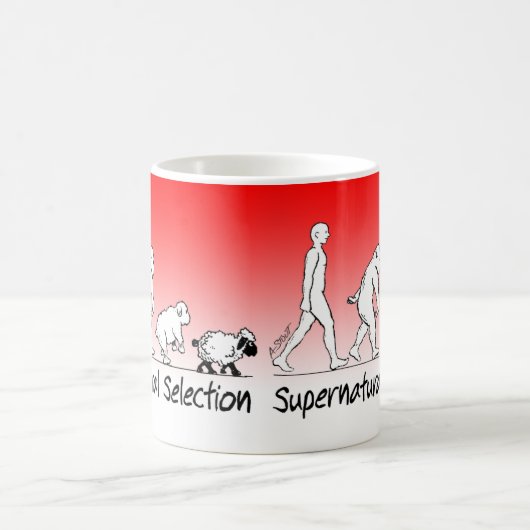 Mug De l'Homme au mouton ! C'est l'évolution (devoluti (Centre)