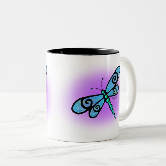 Mug de libellules KiniArt (Devant droit)