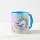 Mug de licorne magique (Devant droit)