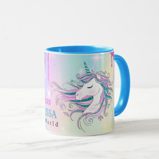 Mug de licorne magique (Devant droit)