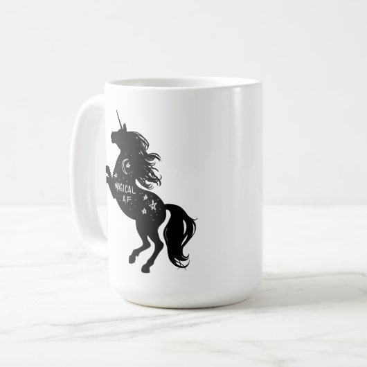 Mug de licorne magique AF (Devant gauche)