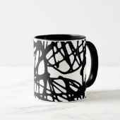 Mug de lignes interconnectées (Devant droit)