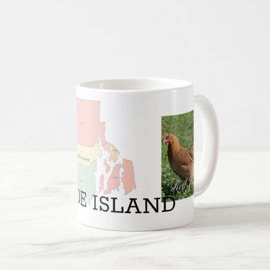 MUG DE L'ÎLE DE RHODE (Devant droit)